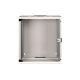 33. 19-Zoll-12-HE-Wandnetzwerkschrank, SOHO PRO 595 x 540 x 400 mm, Glastür, grau, unmontiert, 60 kg