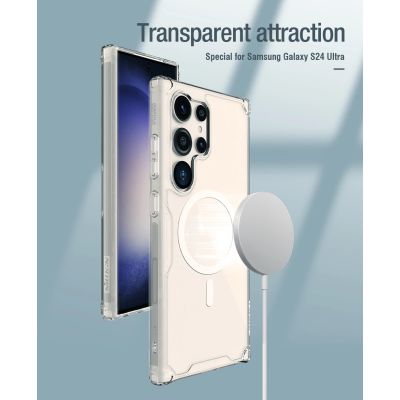 6. Nillkin Nature Pro Panzerhülle mit Magnetring für Samsung Galaxy S24 Ultra – weiß