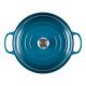4. Le Creuset 21180306422430 gusseiserner Topf, 30 cm grün