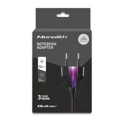 3. QOLTEC Netzteil für HUAWEI 65W | 19V | 3,42A | 4,0*1,7 | + Stromkabel