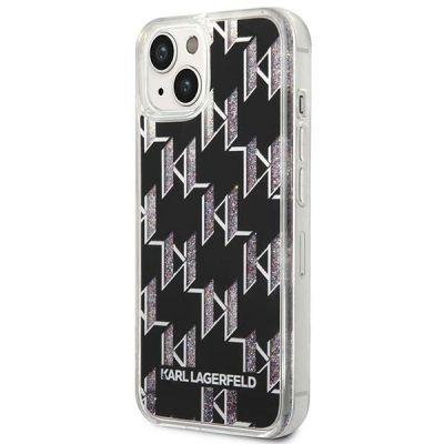 2. Karl Lagerfeld KLHCP14MLMNMK iPhone 14 Plus 6.7" Hardcase schwarz / schwarz Liquid Glitter Monogram
