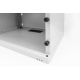 61. 19-Zoll-4HE-Wandnetzwerkschrank, SOHO 241 x 540 x 400 mm, Glastür, grau, unmontiert, 60 kg