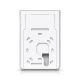 18. WLAN-Zugangspunkt Ubiquiti UniFi U7 Pro Wall 2,4 GHz (2x2)/5 GHz (2x2)/6 GHz (2x2) PoE+ 1x2,5 GHz