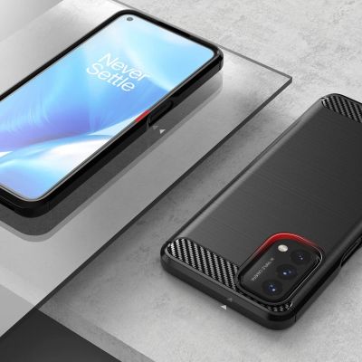 6. Carbon Case Flexible Hülle für OnePlus Nord N200 5G schwarz