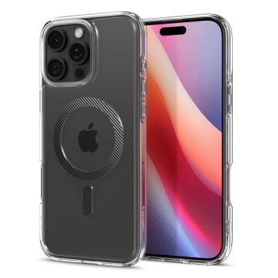 2. Spigen Ultra Hybrid Mag-Hülle mit MagSafe Carbon Fiber für iPhone 16 Pro Max – Dunkelgrau