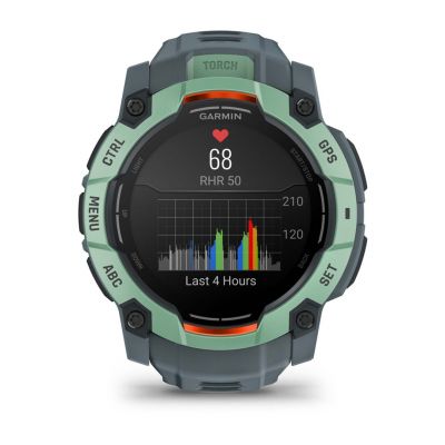 5. Garmin Instinct 3 50 mm AMOLED Neotropische Dämmerung