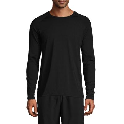 CASALL M Essential Langarm-T-Shirt für Herren, Schwarz