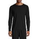 CASALL M Essential Langarm-T-Shirt für Herren, Schwarz