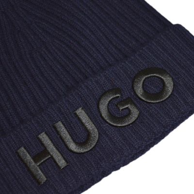 3. Hugo Boss Wollmütze, marineblau, Wintermütze - 50495778-410