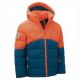 3. Trollkids Kinder Gryllefjord wasserdichte Winterjacke Orange/Blau (365-428)