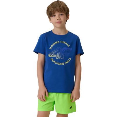 Jungen-T-Shirt 4F M3284 Kobalt 4FJWSS26TTSHM3284 36S