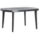 KETER Elise ovaler Gartentisch 137x90cm Graphit