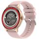 4. Rubicon RNCF35 ROSÉGOLD Damen-Smartwatch Armband + Armband Pink