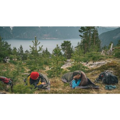 4. Robens Mountain Bivvy Rechteckiger Schlafsack für Erwachsene, Nylon, Polyester, Dunkelgrün