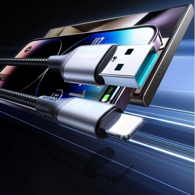 2. Joyroom S-A28 Flash Series 3A USB-A - Lightning Kabel 2 m - Schwarz