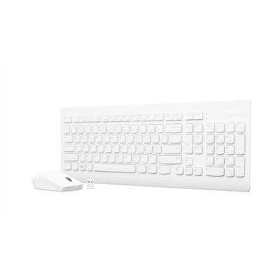 4. Lenovo | Kabelloses Tastatur- und Maus-Set | 510 | Weiß | Tastatur- und Maus-Set | 2,4-GHz-Funkverbindung über Nano-USB | Batterien enthalten | Englisch | Weiß