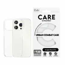 CARE by PanzerGlass Urban Combat Case für iPhone 15 Pro – transparent