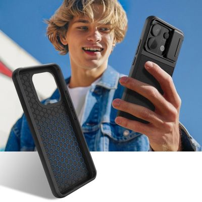 3. Tech-Protect Velar Cam+ Hülle für Xiaomi Redmi Note 13 Pro 5G / Poco X6 5G – Schwarz