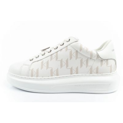 2. Karl Lagerfeld Kapri Herrenschuhe Sneakers Naturleder weiß