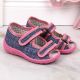 5. Hausschuhe Nazo Jr TEX4B in Marineblau und Rosa 