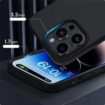 4. Tech-Protect Silikon MagSafe Hülle für iPhone 15 – Mattschwarz