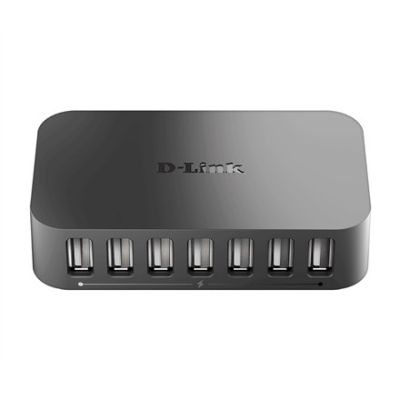 4. D-Link DUB-H7 USB 2.0 Typ-C 480 Mbit/s Schwarz