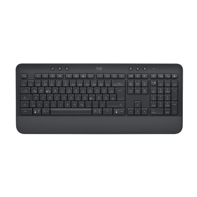 2. Logitech Signature MK650 Combo für Unternehmen: Tastatur und Maus, Bluetooth, QWERTZ-Tastatur, deutsches Graphit-Design