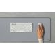 9. Logitech 920-012204 Tastatur und Maus (universell, kabellos, RF + Bluetooth, QWERTZ-Tastatur, Deutsch, Weiß)
