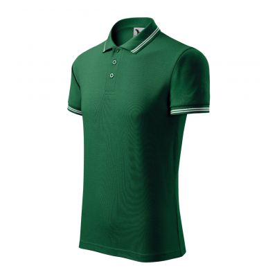 Malfini Urban M MLI-219D3 dunkelgrünes Poloshirt