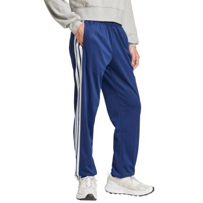 4. adidas Herren-Trikothose mit 3 Streifen, normaler Passform und offenem Saum, Blau, JI8803