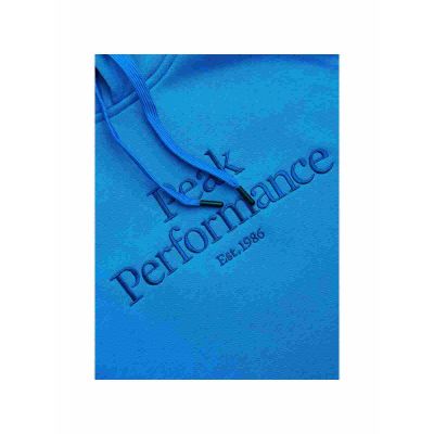 4. PEAK PERFORMANCE Herren-Kapuzenpullover, Größe M, Original, blau