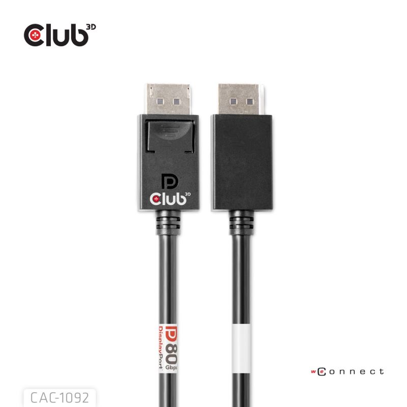 CLUB3D CAC-1092 DisplayPort-Kabel 1,6 m Schwarz