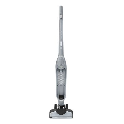 29. Bosch BCH3P210 Akku-/Stielstaubsauger mit integrierter Bürste, beutellos, 0,4 l, netz-/akkubetrieben, schwarz/grau