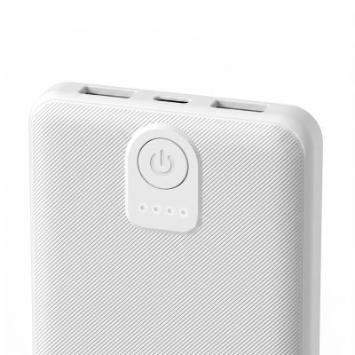 5. Powerbank Wozinsky Wpower WPBBK-3 10000 mAh 10W 2x USB-A 2A - weiß