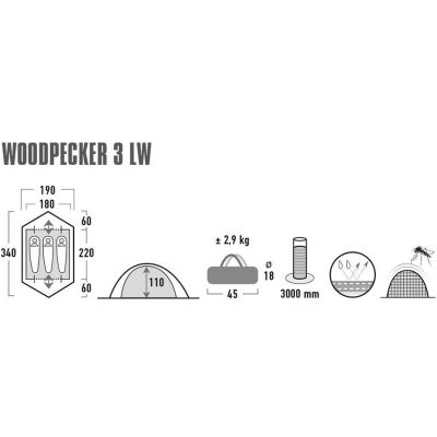 25. High Peak Woodpecker 3 LW 10195 Zelt