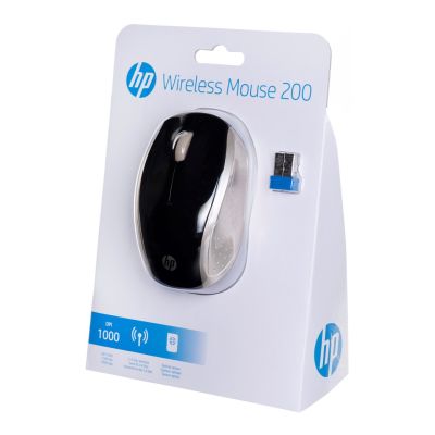 6. HP Wireless Mouse 200 Silk Gold Wireless Schwarz und Gold 2HU83AA