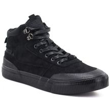 Herren-Sneaker mit hohem Schaft, gefüttert, schwarz, Big Star UU174305