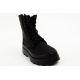 2. Progress Damen-Winterstiefel Schneestiefel schwarz warm gefüttert mit Lammfell