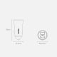 23. Baseus Golden Contactor Pro Quick Charger Auto Ladegerät 2x USB 40 W Quick Charge SCP FCP AFC + USB - USB Typ C Kabel grau (TZCCJD-A0G)