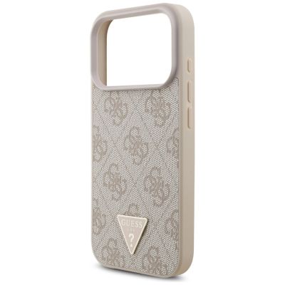 6. Guess 4G Strap Triangle Logo MagSafe Hülle für iPhone 17 Pro - Pink