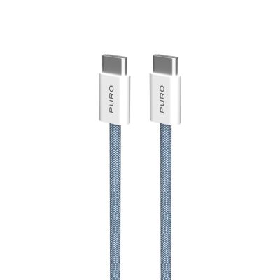 Puro Fabrik 60W USB-C – USB-C-Kabel 1,5 m – blau