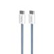 Puro Fabrik 60W USB-C – USB-C-Kabel 1,5 m – blau