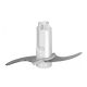 2. Stabmixer-Set MPM MBL-43, 500-ml-Behälter mit Edelstahlmesser, Edelstahl-Mixaufsatz, Leistung: 600 W