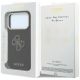 8. Guess Grained & Big Resin Logo Case für iPhone 18 Pro / 17 Pro - Schwarz