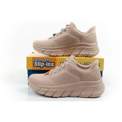 10. Skechers Damen-Sportschuhe Bobs B Flex SLIP-INS beige bequem