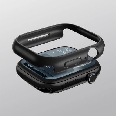 7. AmazingThing Minimalistische Schutzhülle für Apple Watch Series 11 46 mm – Schwarz