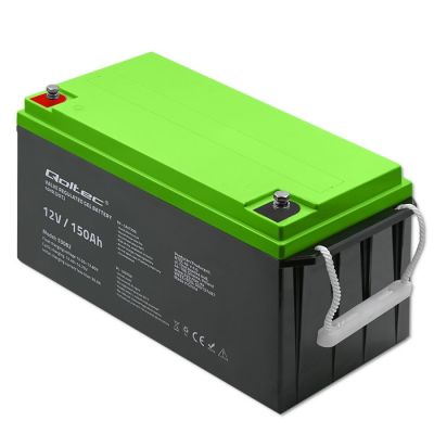 9. QOLTEC Gelbatterie 12V | 150Ah | Gel