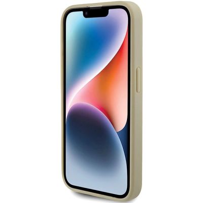 5. Guess Glitter Script Big 4G iPhone 15 Pro Hülle - Gold
