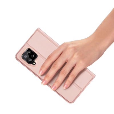 7. DUX DUCIS Skin Pro booktype case schutzhülle aufklappbare hülle für Samsung Galaxy A42 5G rosa