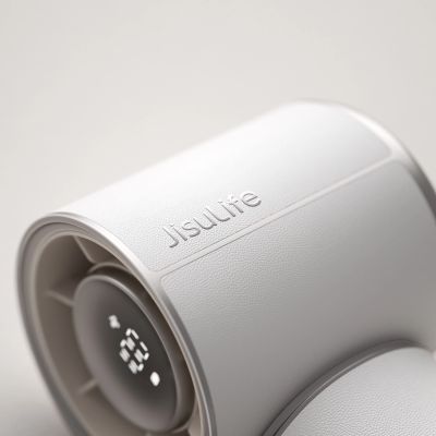 6. Jisulife Handheld Fan Pro1 Mini 4250mAh USB-C Tragbarer Ventilator - Weiß
